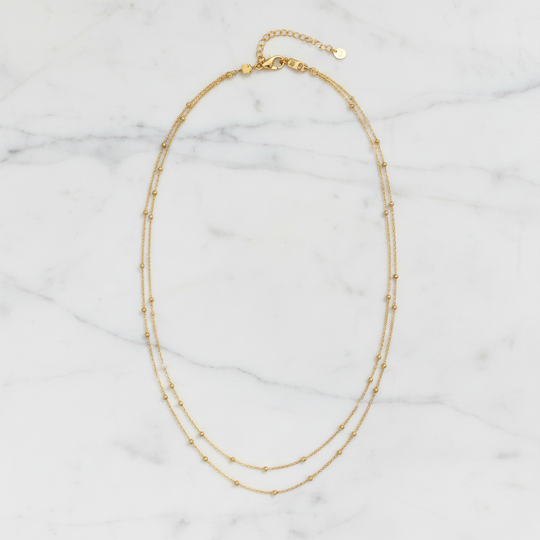Ins-Style Layered Collarbone Necklace | Multi-Strand Necklace