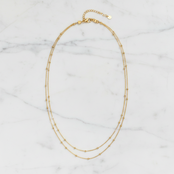 Ins-Style Layered Collarbone Necklace | Multi-Strand Necklace